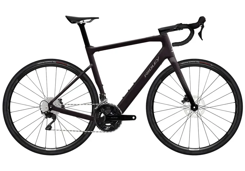 Ridley E-Grifn 105 Road Bike in Dark Plum