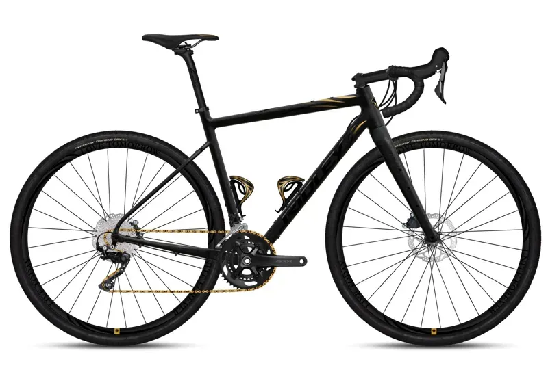 Ridley D1061JMS Invenio Gravel Alu GRX400 2x10-speed Bike in Black