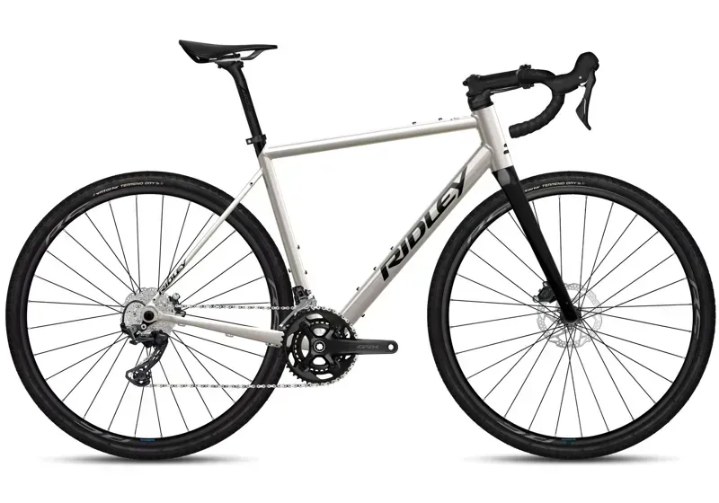 Ridley Grifn A GRX600 2x12 Road Bike In Chain Silver Grey