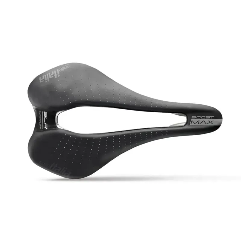 Selle Italia SLR Boost Gel TI316 Superflow Saddle: BLACK l3