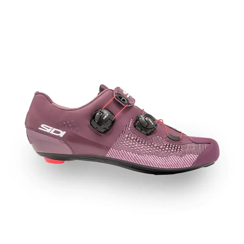 Sidi Genius 10 Knitted Road Shoes in Violet
