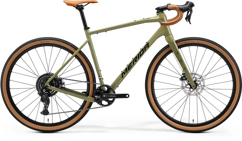 Merida Silex 200 Gravel Bike in Low Key Green Black