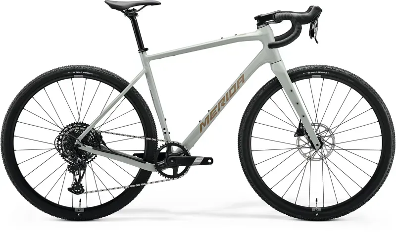 Merida Silex 500 Gravel Bike in Moss Grey/River Clay