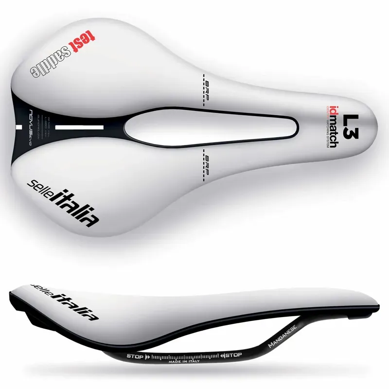 Selle Italia Novus Boost Evo TM Superflow Test L3 Saddle in White