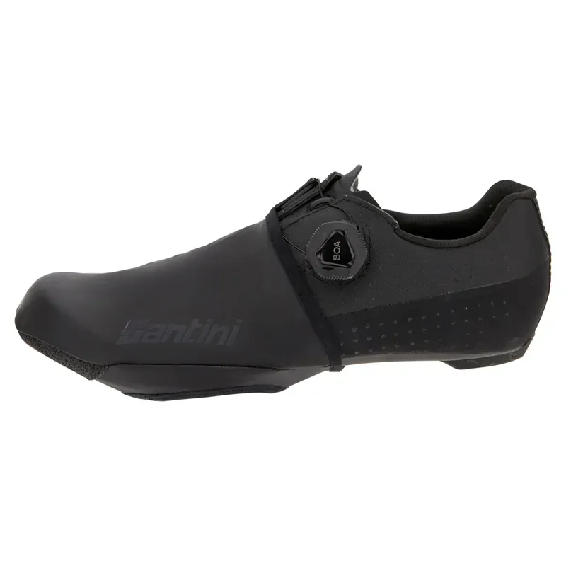 Santini Winter Shield Toe Covers in Black