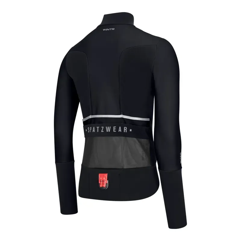 Spatzwear Wintr Jacket with Bundled Burnr Light in Black-2