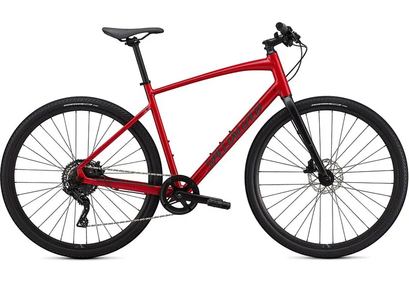 2020 Specialized Sirrus X 2.0 Hybrid Bike in Red