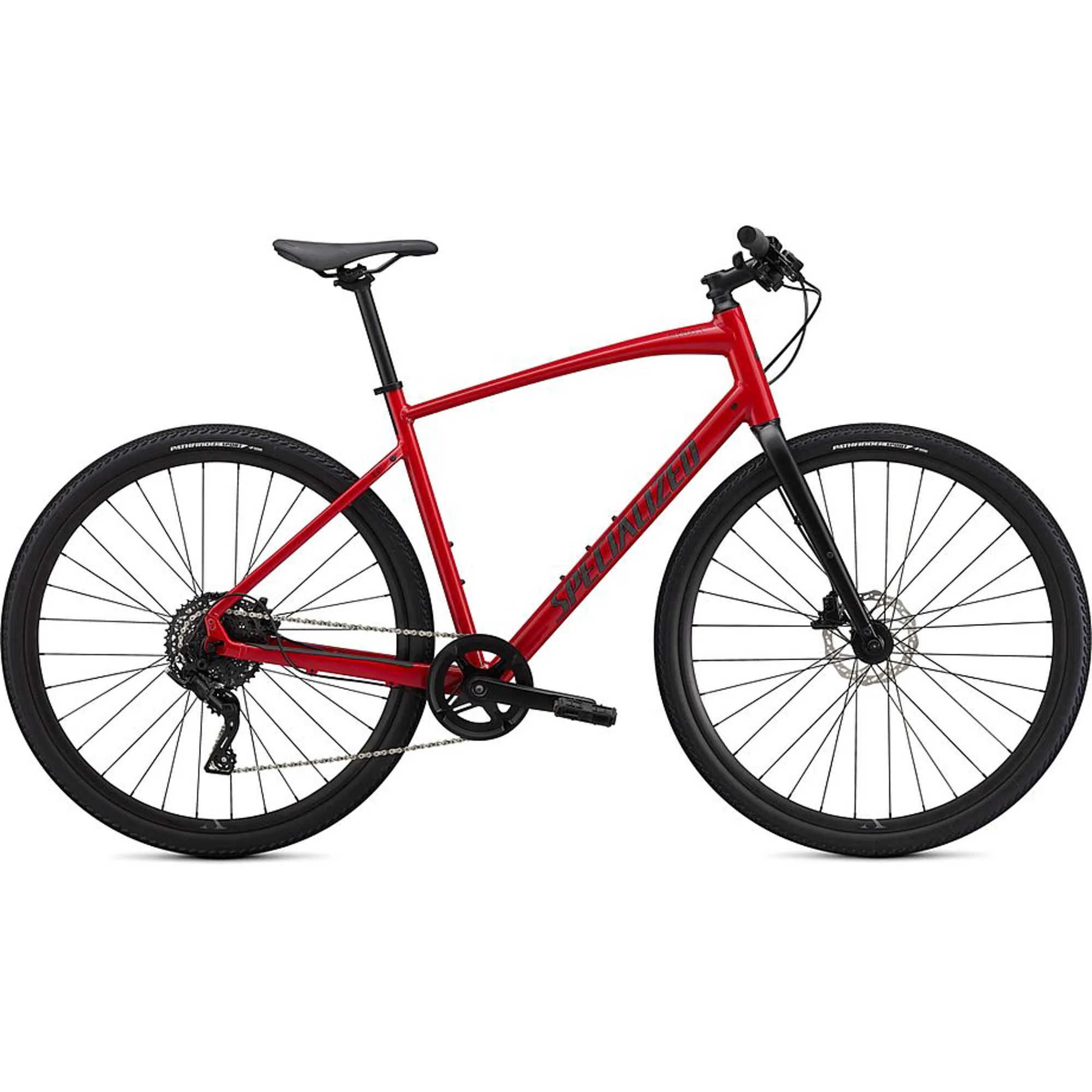 2020 Specialized Sirrus X Hybrid Bike in Red - Main Image