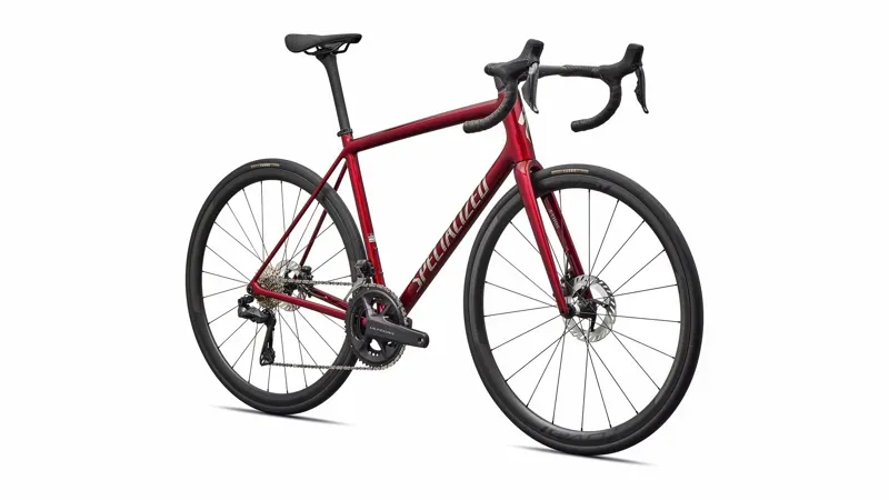Specialized Aethos 2 Pro Shimano Ultegra Di2 Road Bike in Gloss Red Sky-1