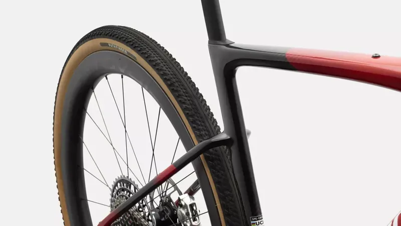 Specialized Crux 5 S-Level SRAM RED XPLR 49 in Redwood/White-5