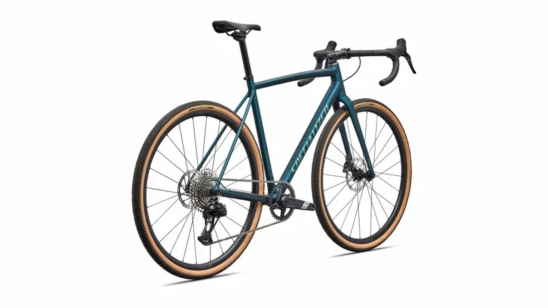 Specialized Crux DSW Comp Gravel Bike in Emerald Metallic/Fjord-2