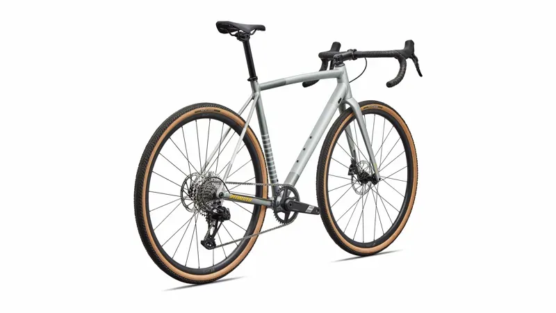 Specialized Crux DSW Comp Gravel Bike in Shadow Silver/Calinia Sunshine-2