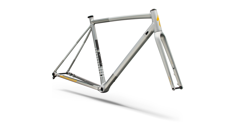 Specialized Crux DSW Frameset in Shadow Silver/Calinia Sunshine-1
