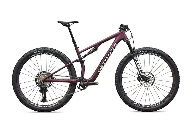 Specialized Epic 8 Expert Di2 XC MTB in Satin Bordeaux Metallic