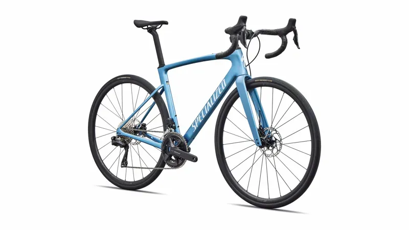 Specialized Roubaix SL8 Comp Shimano 105 Di2 Road Bike in Gloss Glacial Metallic-2