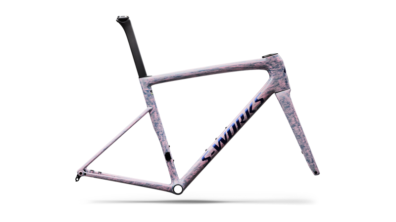 Specialized S-Works Tarmac SL8 Road Bike Frameset in Gloss Dolomite Metallic/Blue Majesty