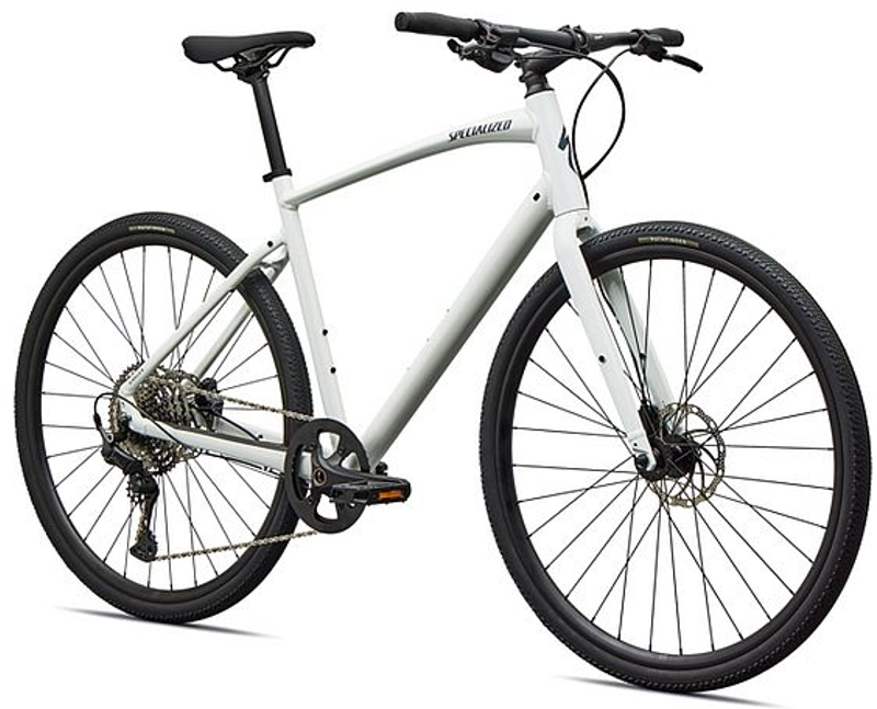 Specialized Sirrus X 3.0 Fitness Bike in White Silver/Marine Frost-1