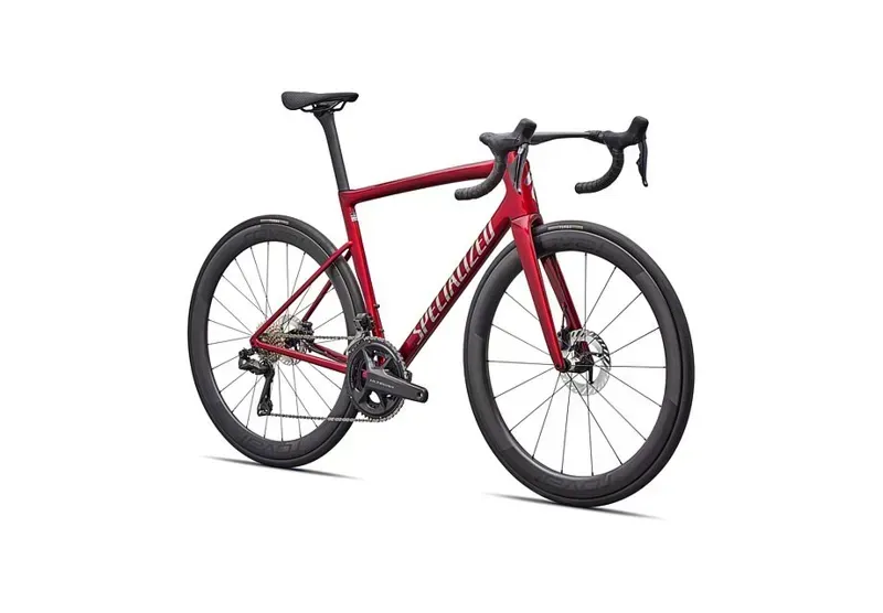 Specialized Tarmac SL8 Pro Shimano Ultegra Di2 Road Bike in Gloss Red Sky-1