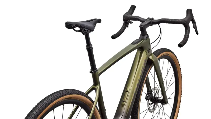 Specialized Turbo Creo 2 Comp eRoad Bike in Gloss Laurel Green Metallic-3