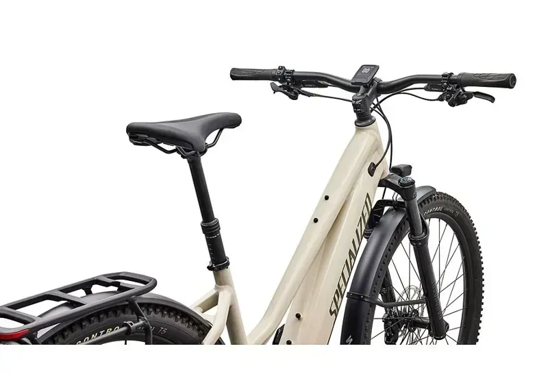 Specialized Turbo Tero 5.0 EQ ST e-Hybrid Bike in White/Gunmetal-5