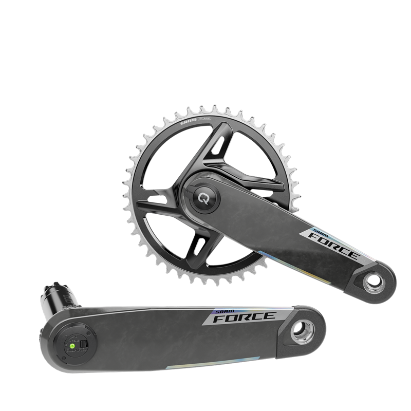 SRAM Force AXS 1x XPLR DUB Wide E1 42T Power Meter Crankset in Black-2