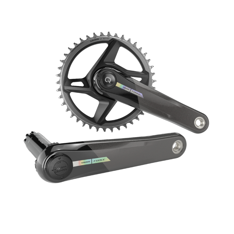 SRAM Force D2 1x AXS DUB 40-tooth DM Road Power Meter w/o BB in Black-3