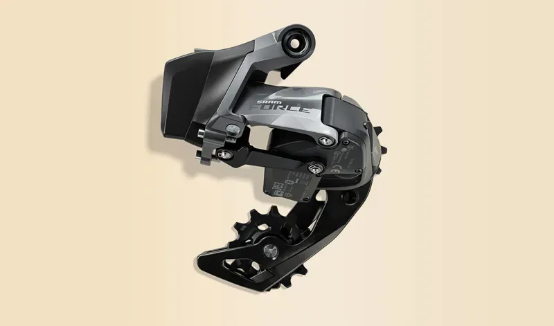 SRAM Force eTap AXS 12-speed Derailleur in Black/Silver