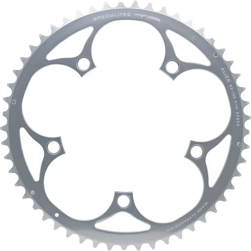 TA Alize 130-pcd 9/10-speed Chainring in Silver-2
