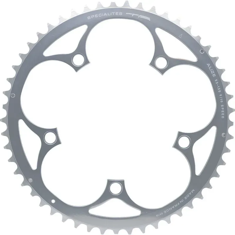 TA Alize 130-pcd 9/10-speed Chainring in Silver