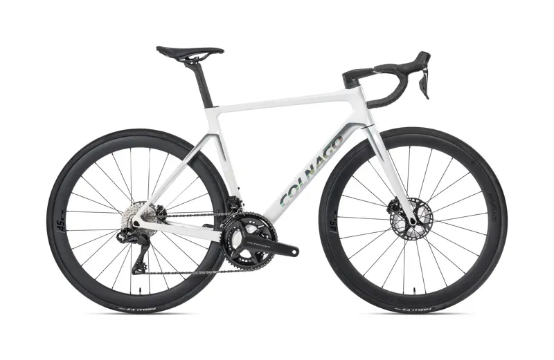Colnago V4 Disc SC45 Ult. Wheels Di2 12-sp. Comp. Road Bike in White
