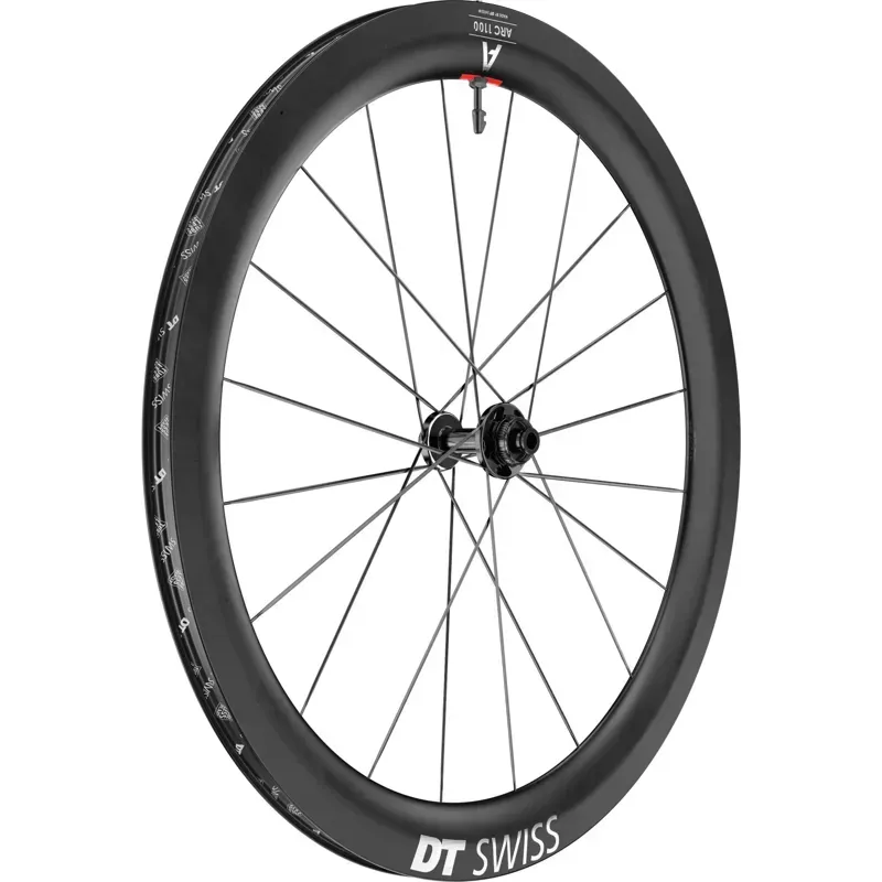 DT Swiss ARC 1100 55 DiCut 700c 12x100 Disc Front Wheel in Black