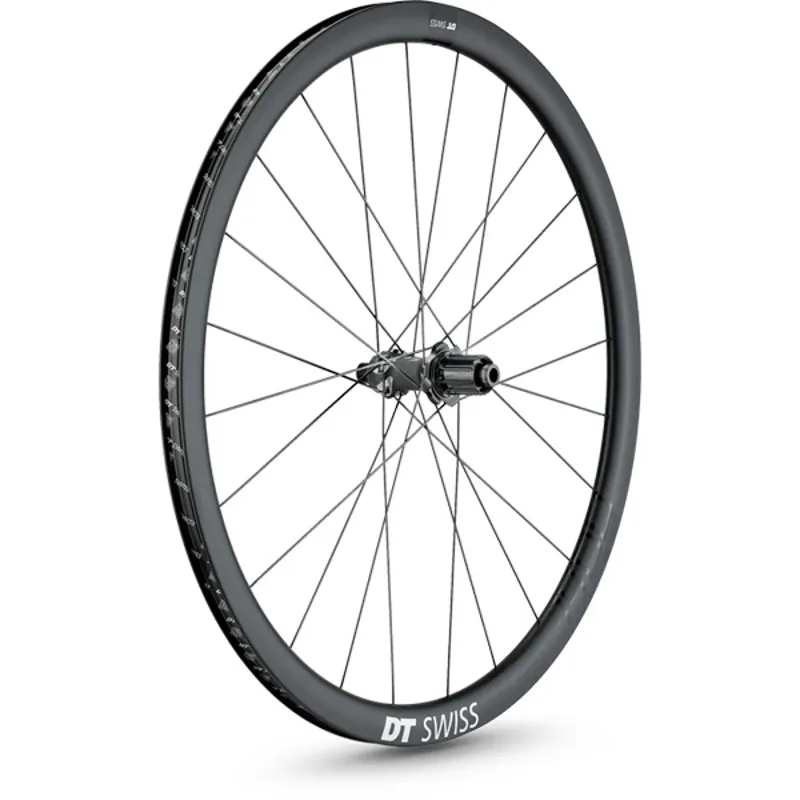 DT SWISS PRC 1400 SPLINE disc brake wheel carbon clincher 35 x 18 mm rim front -2