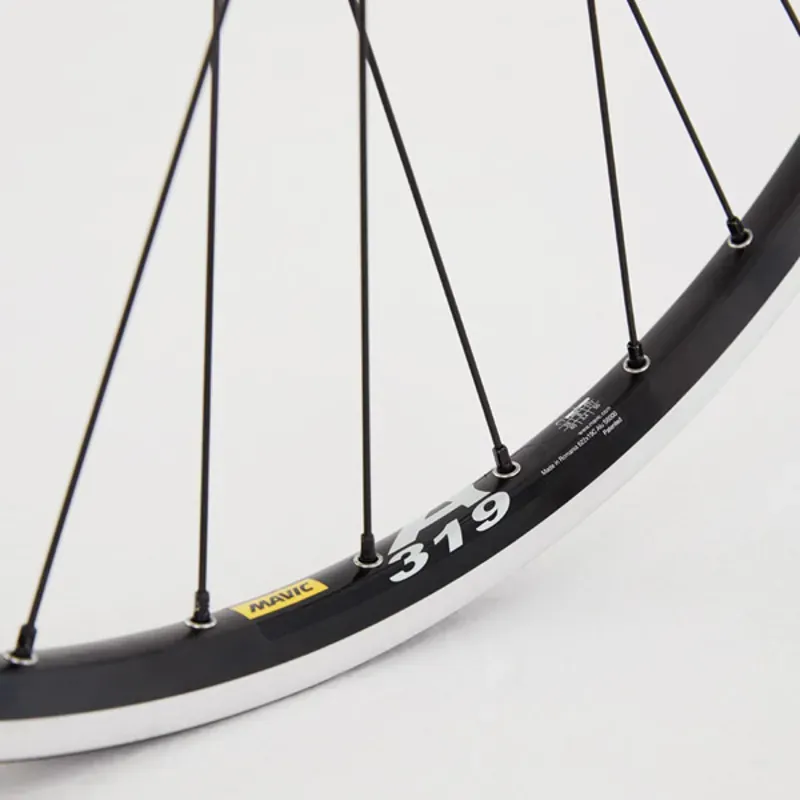 M Part Wheels Deore/A319 700c 100mm QR Front Wheel in Black-1